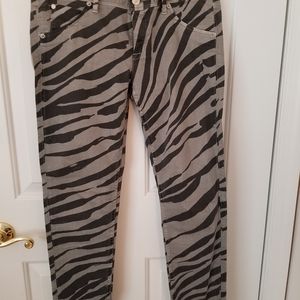 Animal print pants